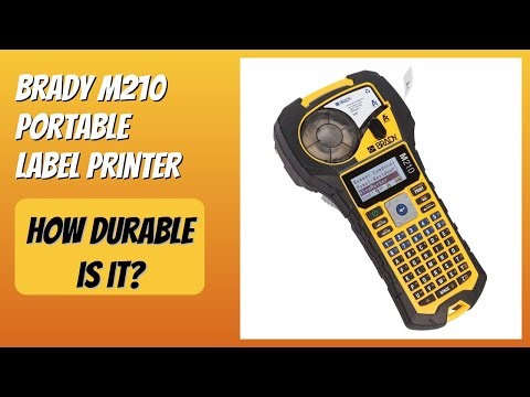 REVIEW (2026): Brady M210 Portable Label Printer. Features