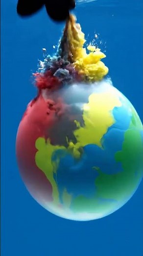 Exploding a Paint Bomb Underwater (in SUPER Slow Motion!) satisfying video #asmr