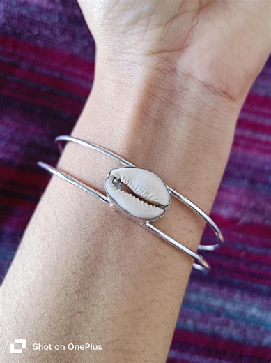 Handmade Cowrie Shell Bangle Bracelet Jewelry in 925 Sterling Silver - Etsy