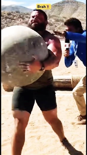 Caveman fitness style workout competition 😱 #caveman #fitness #workout