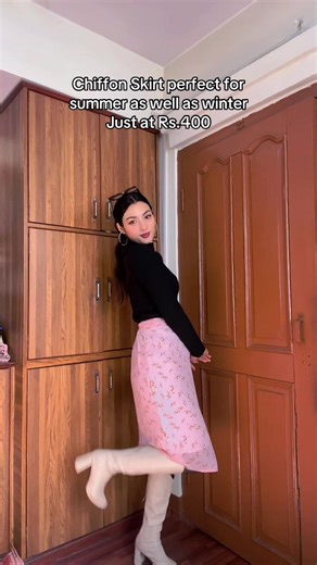 Get Your Affordable Chiffon Skirt for Only Rs.400
