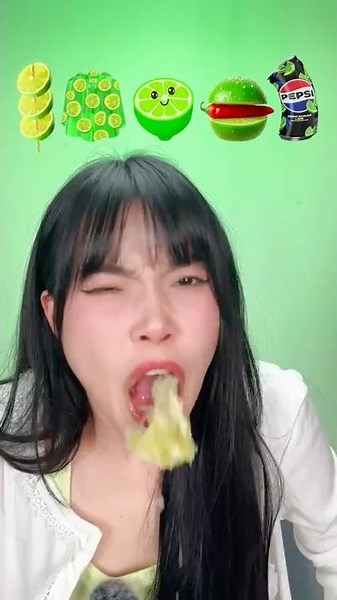 Eating Challenge the world's sourest foods. 🍋🍋‍🟩🤢 #funny #shorts