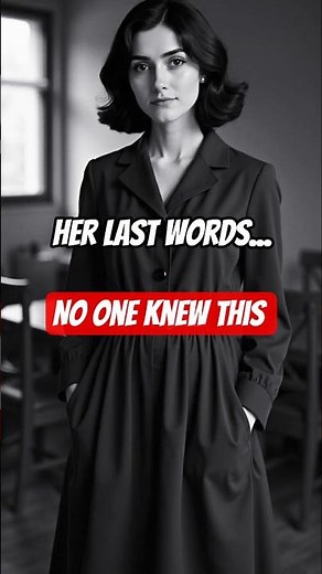 The Tragic Last Words of Anne Frank | #usa #history #historynapcast