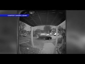 Woman caught-on-camera stealing package while walking her dog