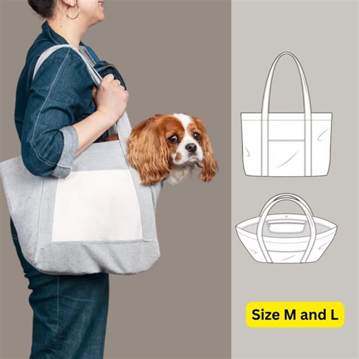Tote Bag Sewing Pattern | Beginner Friendly, Two Sizes (PDF Pattern) - Etsy Australia