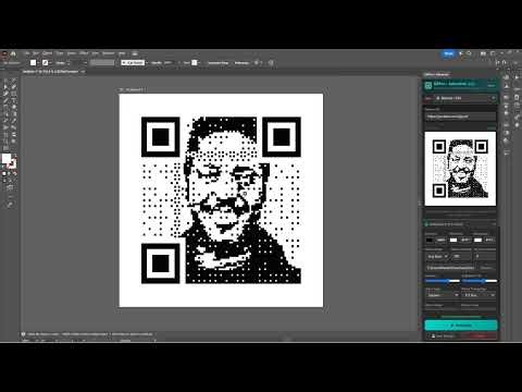 Create QR Codes That Look Like Art in Illustrator - QRPro+ Advanced Plugin Demo