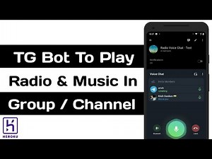 How To Make Own Telegram Radio or Music Player - Telegram Voice Chat Bot