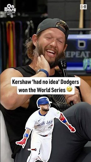 Clayton Kershaw was getting ready to enter the game when Dodgers won the World Series 😅