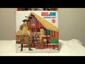 Mattel Big Jim Safari Hut 1970's