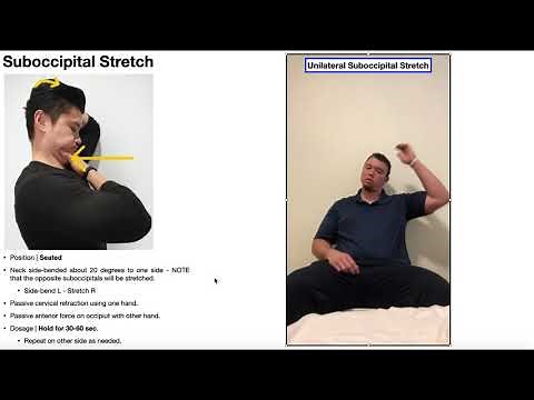 Suboccipital Stretch | Rationale & Technique [General & Unilateral]