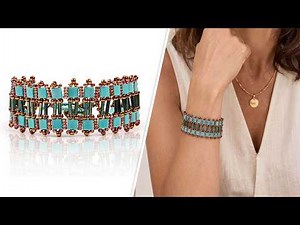 Parallel Pulse Bracelet - DIY Jewelry Making Tutorial by PotomacBeads