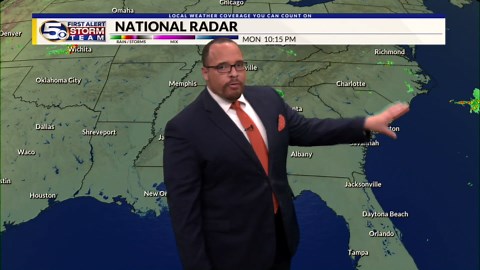 Monday Night Weather Forecast