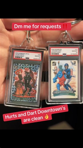 Mini pocket slab keychains are so fire #foryoupage #keychain #fyp #sports #eagles