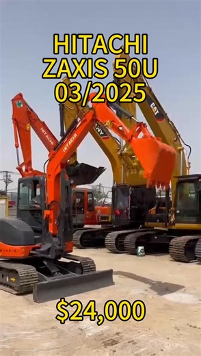 HITACHI ZAXIS 50U for Sale #excavator #excavators #miniexcavator #hitachi #hitachiexcavator | yqexcavator