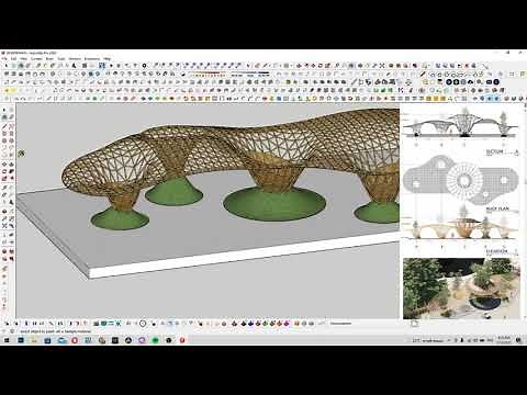 Create organic shapes in sketchup
