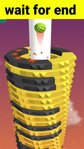 Stack Ball Level 65 😎😨 #shorts #gaming #gameplay #games