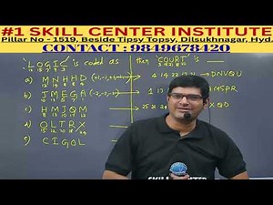 Coding and Decoding Part 2 TYPES OF QUESTIONS