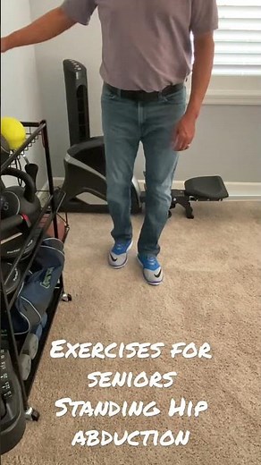 Exercises for Seniors - Standing Hip Abduction