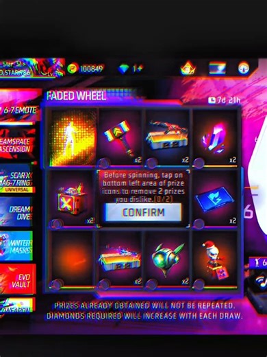 FREE FIRE NEW FADED WHEEL 😱 | 67 EMOTE 🍑 #fadedwheel #freefire #freefirenewevent