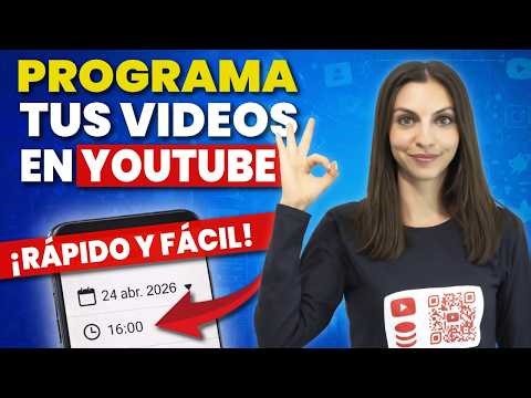 Cómo Programar un Vídeo de YouTube ⏲️ #unonet