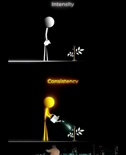 Intensity vs consistency #motivation #growthmindset #mindset #positivethinking #selfimprovement