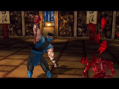 Mortal Kombat: Legacy Kollection (PC) - All Fatalities on Meat (Mortal Kombat 4)