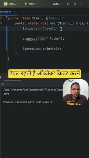 🚨 Can you modify a String in Java?String s = "Java";
