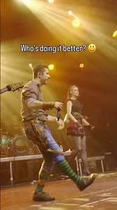 Ákos is doing better this Irish step dancing thing. clearly. Or… NOT? 😜