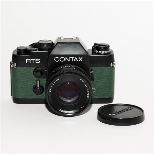 CONTAX RTS With 50 Mm F1.7 Carl Zeiss Planar Lens - Khaki Green. - Etsy