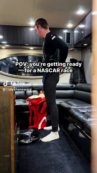 Get ready with me for NASCAR #codyware #motorsport #racing #nascar #fyp