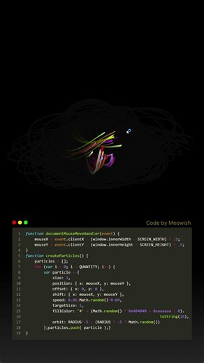 Cursor Interative #programming #coding #interactive #htmlcss #javascript #code #foryou