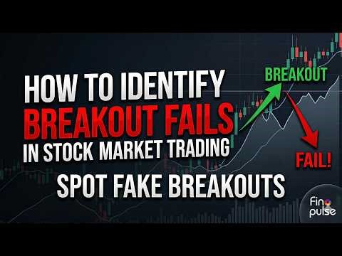 How to identify breakout fails in stock market trading breakout | Finpulse #falsebreakout