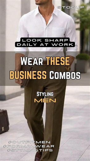 Try These Office Combos for #men #togup #aesthetic #colorcombos #formalwear #officestyle #simplefits