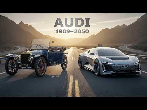 Audi Evolution 1909–2050 | Audi Cars Then vs Now | ShiftEra Drive |