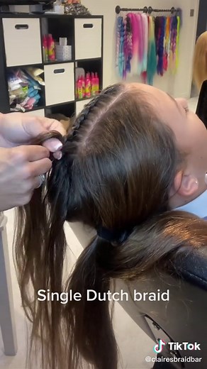 Claire’s braid bar on TikTok