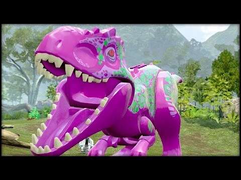 LEGO Jurassic World - BARNEY & R2D2!