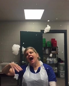 Lunch ladies have all the fun once the dishes are done and the little babiezzz are fed! Gosh I literally LOVE ❤️ this woman and my job. | Lunch Ladies Rock