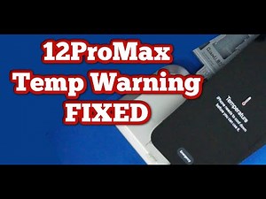 iPhone 12 Pro Max TEMPERATURE WARNING FIXED LIVE