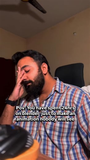 Animation Studio on Instagram: "The sad life of a 3D artist #3dartist #blender #3d #3DAnimation #noai"