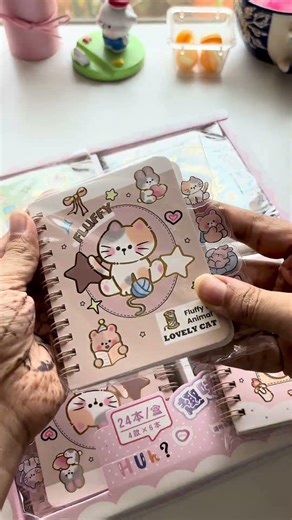 Cute mini notebooks are live! #unboxing #asmr #smallbusiness #notebook #stationery #kawaii