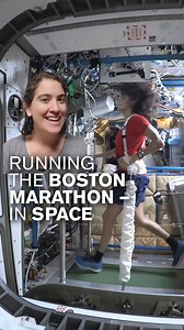 7.8K views · 120 reactions | What’s harder than running 26.2 miles? Running it in space. Astronaut Suni Williams ran a marathon in 4 hours, 24 minutes aboard the International Space Station in honor of the Boston Marathon back in 2007. Strapped into a harness and tethered by bungee cords, running helps fight the muscle and bone loss that comes with life in microgravity. #Science #Space #Astronaut #Marathon #WomeninSTEM #ISS | Museum of Science, Boston | Facebook