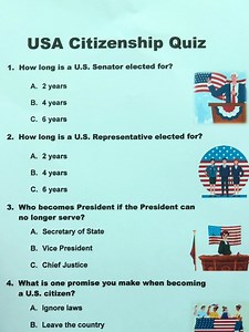 USA Citizenship Quiz Challenge — Can You Score 6/6?
