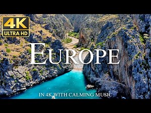 Europe 4k ! Serene Europe Landscapes in 4k with Relaxing and Calming Music ! 4k Video