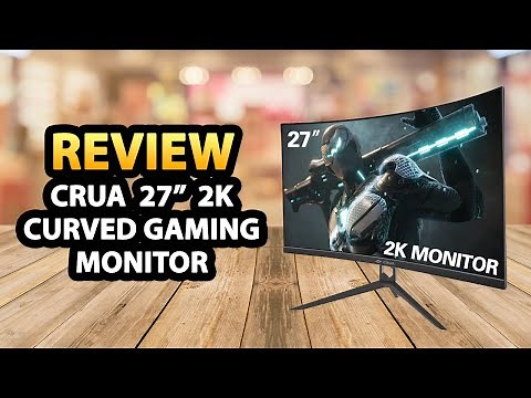 CRUA 27" 2K QHD 144Hz Curved Gaming Monitor ✅ Review