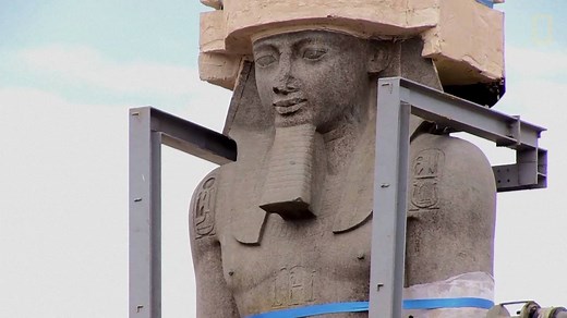 Last week, the 83-ton statue of Ramses II was moved to its new home at the Grand Egyptian Museum. | National Geographic