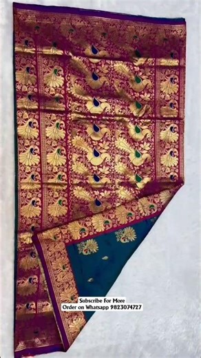 Peshwai Paithani 😍 #peshwaipaithani #trendingnow