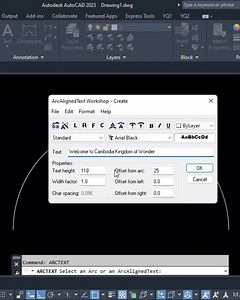 78K views · 1.4K reactions | AutoCAD - ARCTEXT Command #autocad #autocadtips #autocadtipsandtrick #autocadtutorial #autocadtraining #autocaddrawing #autocadarchitecture #autocadcivilengineering #autolisp #autocadplugin #yqarch #lisp #autolisp #civilengineer #structuralengineer #cadengineer #2ddrawing #autocad2d #caddesigners | Sem Sona | Facebook