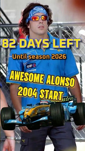 F1 V10 ALONSO RENAULT🔥 82 DAYS LEFT