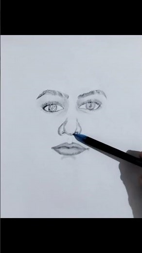 Half Face Girl Realistic Drawing #sketch #pencil2d #art #d2draw #drawing #drawingtutorial