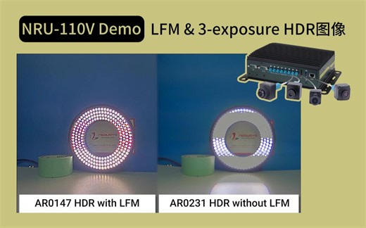 支持LFM（LED闪烁抑制）和3-exposure HDR图像拍摄的NVIDIA® Jetson Xavier™边缘计算人工智能平台NRU-110V